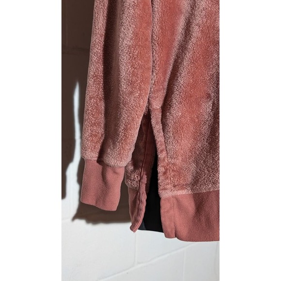 SO Velvet Plush Pullover Top Crewneck Long Sleeve Sweatshirt Casual Comfy Small - Picture 3 of 6